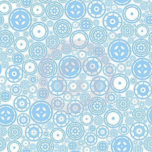 Seamless Cogwheel Pattern