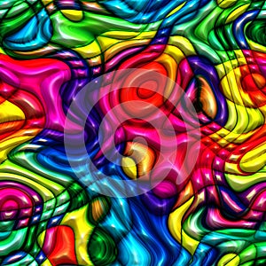 Seamless colorful abstract background with wonderful motion effect
