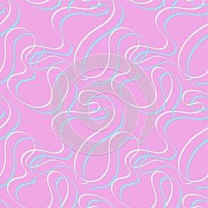 Seamless colorful abstract pattern with lines
