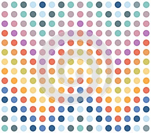 Seamless colorful chevron pattern, dotted