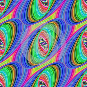 Seamless colorful ellipse pattern background