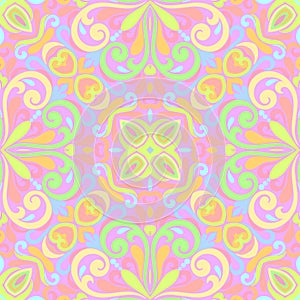 Seamless colorful of ethnic pattern