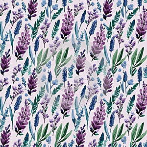 Seamless colorful floral background pattern. Decorative backdrop for fabric, textile, wrapping paper, card, invitation, wallpaper