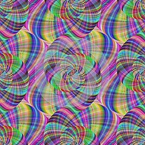 Seamless colorful psychedelic fractal background