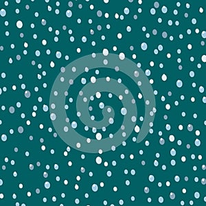 Seamless colorful rain drops pattern background vector water blue nature raindrop abstract illustration