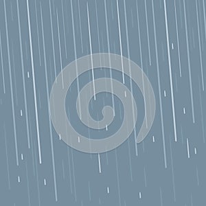 Seamless colorful rain drops pattern background vector water blue nature raindrop abstract illustration