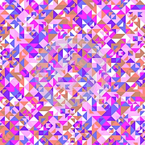 Seamless colorful triangle pattern background - abstract vector design