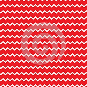 Seamless colorful zigzag chevron pattern background with red and