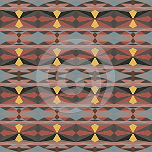 Seamless colourful pattern geometric backgrounds vector design