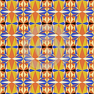 Seamless colourful pattern geometric backgrounds vector design