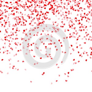 seamless confetti hearts background