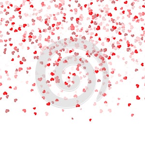 seamless confetti hearts background