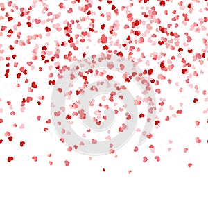 seamless confetti hearts background