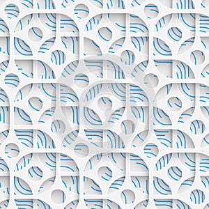 Seamless Contemporary Pattern. Abstract Web Background