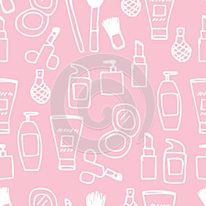 Seamless Cosmetics Icon