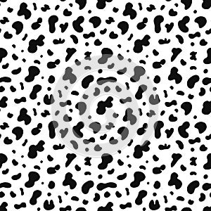 Seamless cow hide pattern. Vector repeat texture