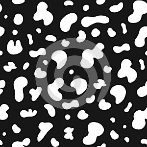 Seamless cow hide pattern. Vector repeat texture