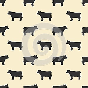 seamless cow pattern