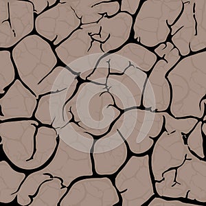 Seamless cracked background pattern