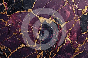 Seamless Crackled Pink Marble Pattern