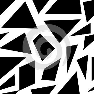 seamless crockery geometric pattern black and white.