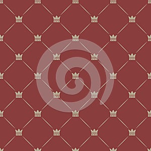 Seamless crown background