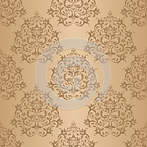 Seamless damask background