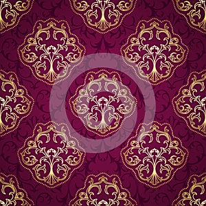 Seamless Damask Pattern