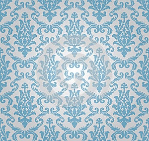 Seamless damask pattern (vector)