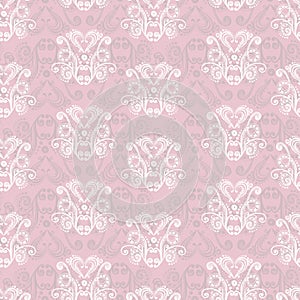 Seamless damasque wallpaper