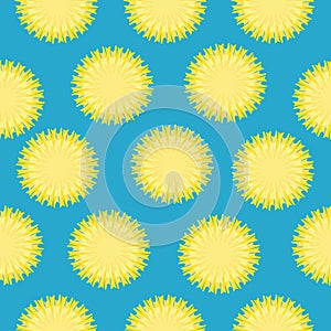 Seamless Dandelion Pattern