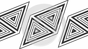 Seamless Dark Geometric Triangle Pattern, vector design Generative AI