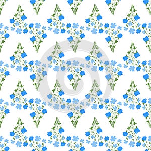 Seamless decorative pattern. Repeated modern background for wallpaper, web, scrapbook, wrapping paper, digital design