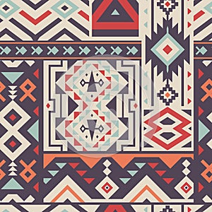 Seamless Decorative Vector Pattern for Textile Design