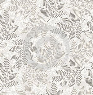 Seamless designer leaves background