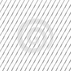 Seamless diagonal pinstripe pattern. Lines texture on white background