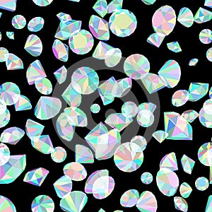 Seamless diamond pattern. Vector illustration