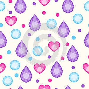 Seamless diamond pattern. Vector illustration