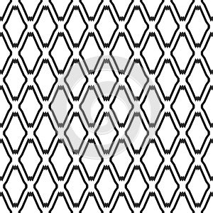 Seamless diamonds oriental pattern.