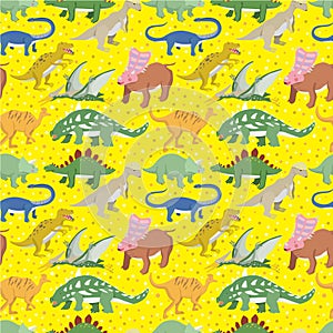 Seamless Dinosaur pattern