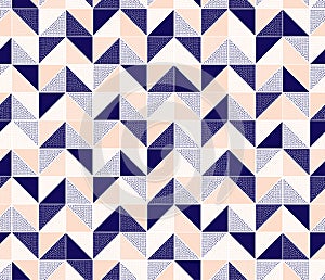 Seamless doodle dots pattern