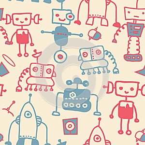 Seamless doodle robots