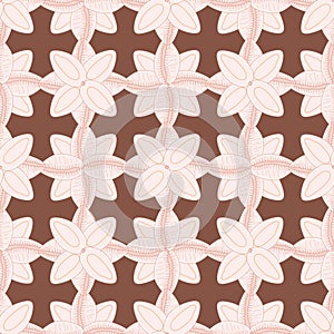 Vector Doodle Seashell Pattern Seamless
