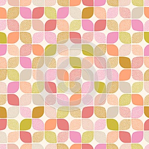 Seamless dots texture geometric pattern