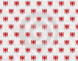 Seamless double headed eagle background - cdr format