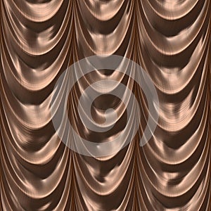 Seamless drapery chocolate pattern