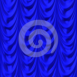 Seamless drapery dark blue pattern