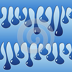 Seamless Dripping Water Pattern