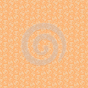 seamless easter egg pattern and background vector illustration
