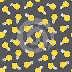 Seamless Electric Lamp Pattern